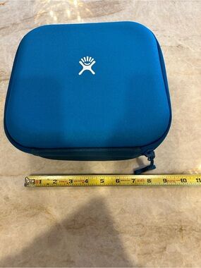 Hydro Flask Insulated Lunch Box Blue Hard Sided Zipper Cooler
